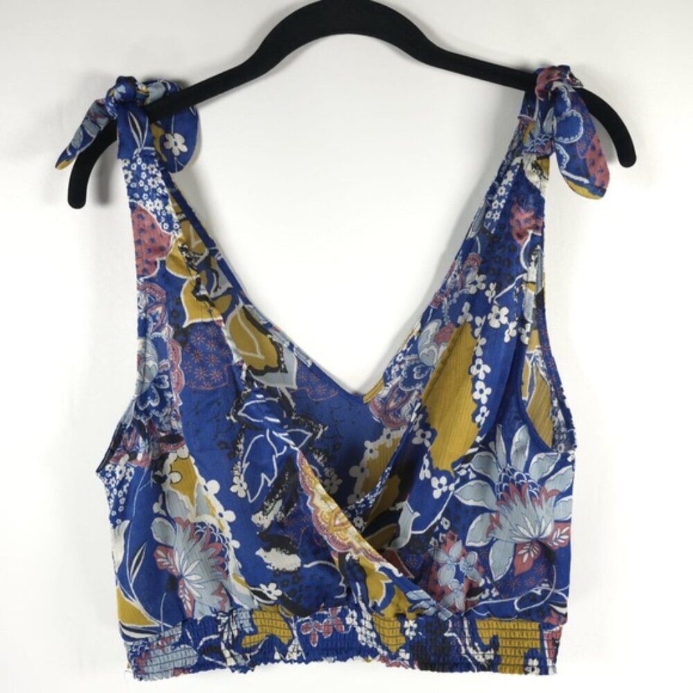 NWT FREE PEOPLE Ocean Combo Weekend in Montauk Cropped Tank Top‎ OB1338373 Sz M - Picture 5 of 12